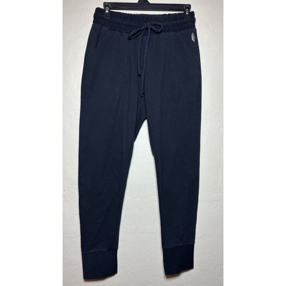 FP Movement Women’s Black Jogger Pants M Drawstring Elastic Waist Pockets
